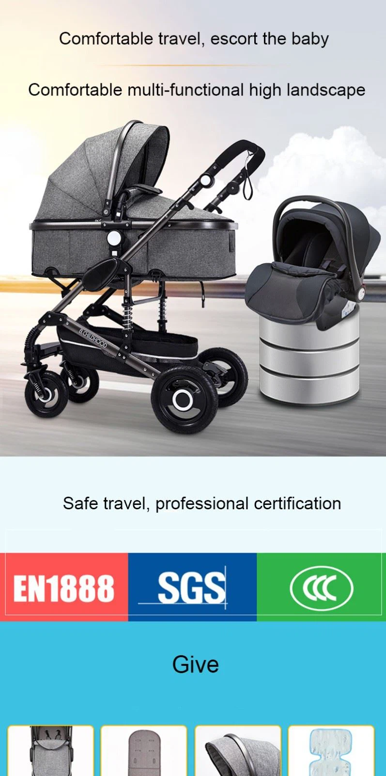 baby stroller 3 in 1